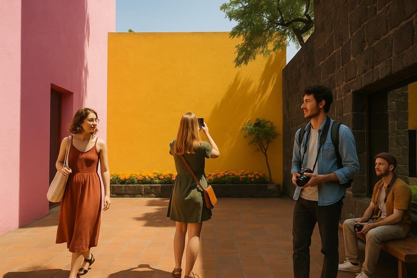 Mexico City — Modernist thread: Barragán color, Anahuacalli stone, and Roma studios